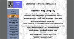 Desktop Screenshot of piedmontflag.com